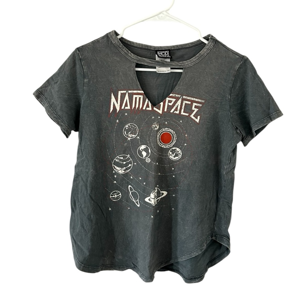 Modern Lux Namaspace Cut Out Graphic Tee